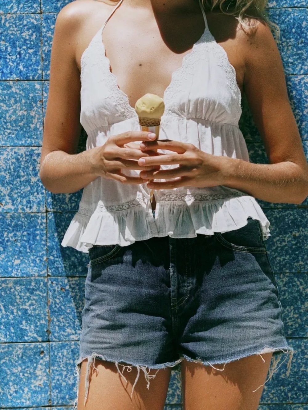 Zara high waisted denim